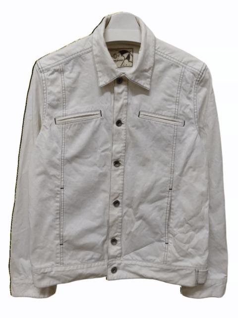 Other Designers Vintage - ARNOLD PALMER White Distressed Jacket