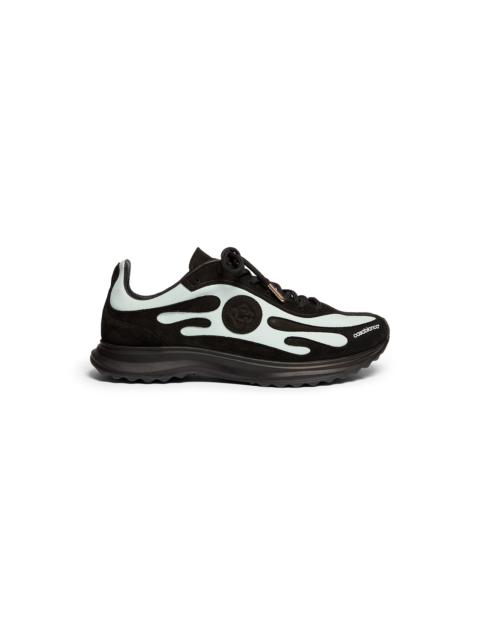 CASABLANCA Men's Black & Mint Stade Sneaker | Casablanca Paris