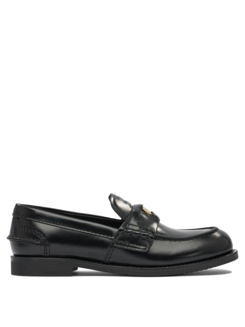 Miu Miu Miu Miu Leather Loafers