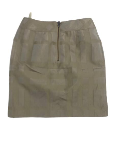 Burberry VINTAGE BURBERRY LONDON GRAY BEIGE CHECKERED MINI SKIRT