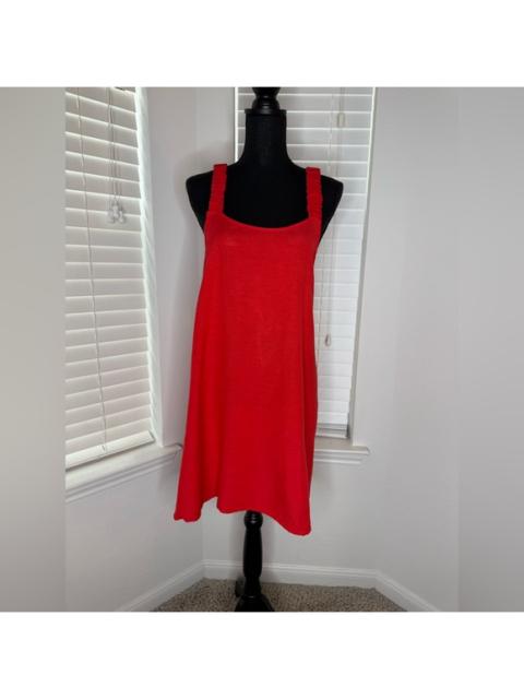 Other Designers By Anthropologie - Elegant Red Sleeveless Midi Dress