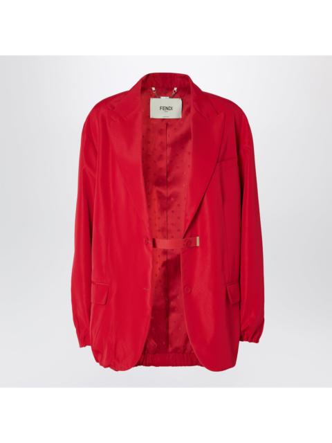 FENDI Fendi Red Technical Viscose Jacket Women