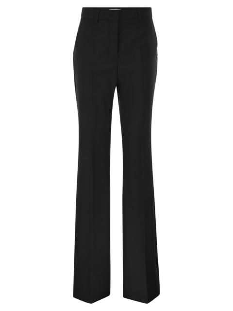 Sportmax Sportmax Women Spxhangar - Tailored Virgin Wool Flared Trousers