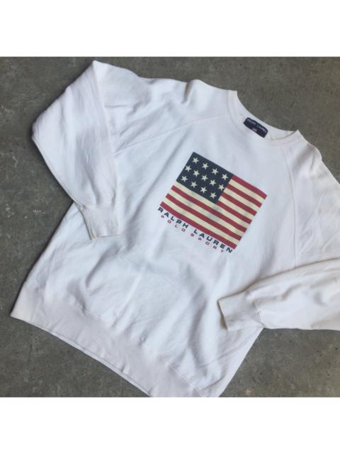 Polo Ralph Lauren - Vintage Polo sport ralph lauren USA flag logo sweater