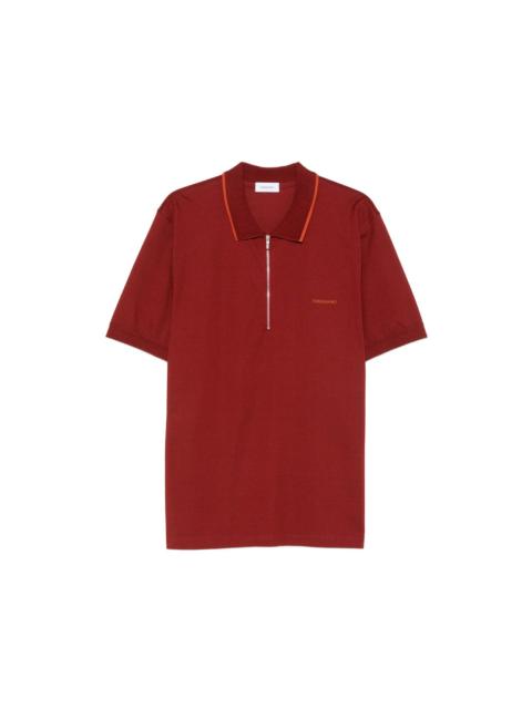 FERRAGAMO Ferragamo Red Polo Shirts Men