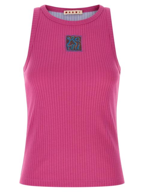 Marni Marni Women Logo Patch Tank Top