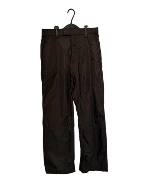 Prada PRADA NYLON PANTS BROWN