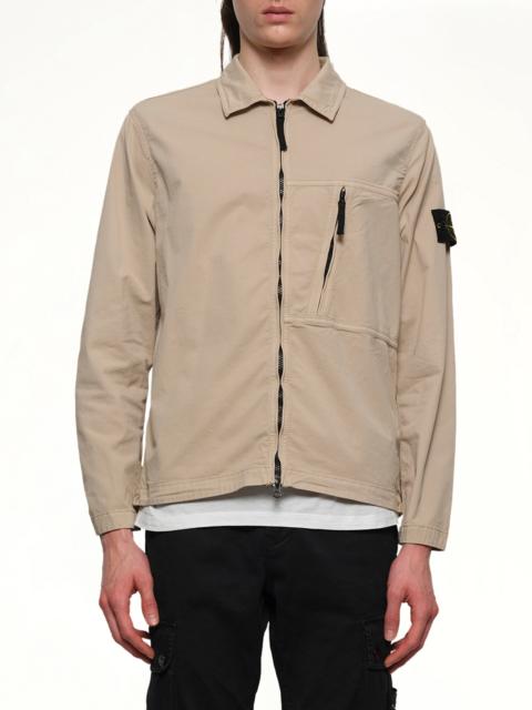 Stone Island 120000 Supima Overshirt in Desert