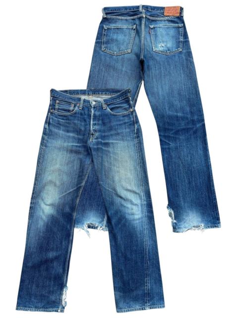 Other Designers The Real McCoy's - Vintage 90s Mccoy Selvedge Distressed Denim Jeans 32x31