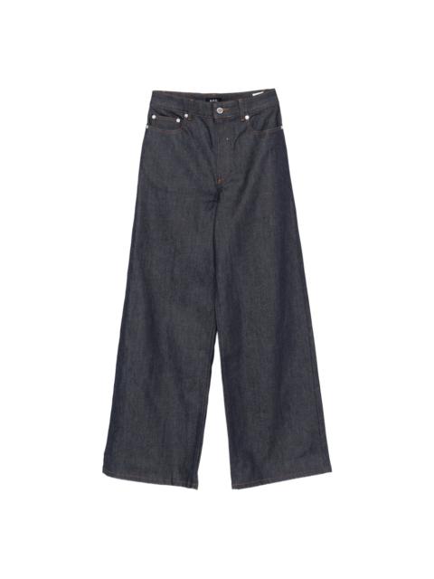 A.P.C. A.P.C. Blue Denim - Wide-Leg Jeans Women
