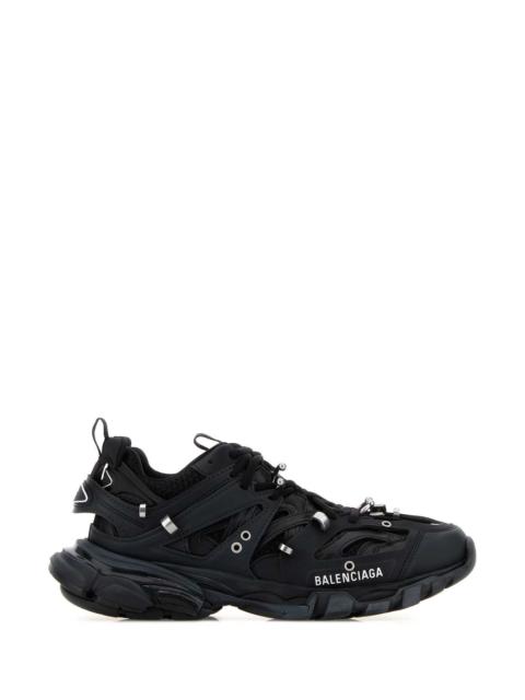 BALENCIAGA Balenciaga Women Black Rubber And Fabric Track Piercieng Sneakers