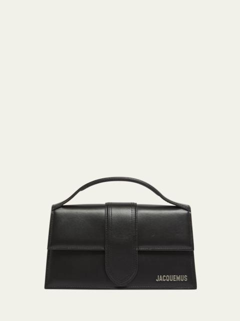 JACQUEMUS Le Grand Bambino Smooth Leather Top-Handle Bag