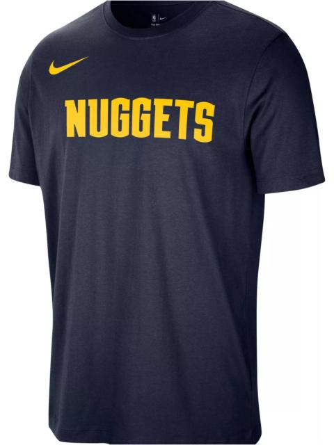 Nike Nike Men's Denver Nuggets Navy Wordmark T-Shirt