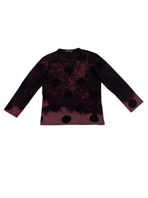 Other Designers Y's for Men - Vintage Y’s For Men Polka dot Long Sleeve Shirt Acid Wash