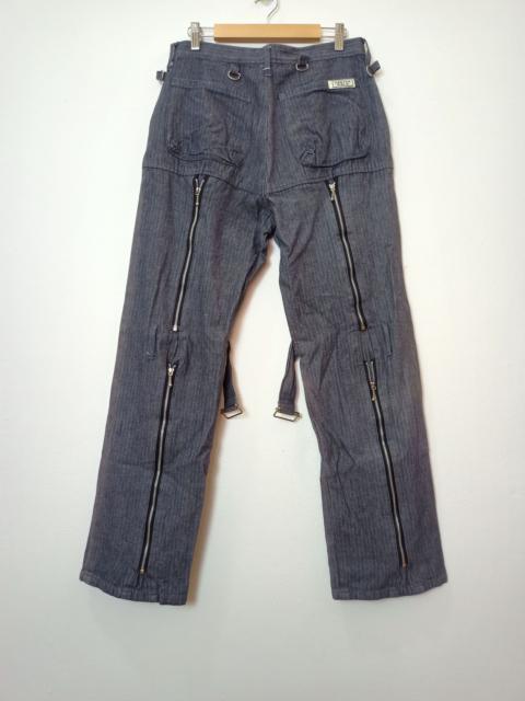 Other Designers Japanese Brand - Center Field Lace up Zipper Bondage Pants