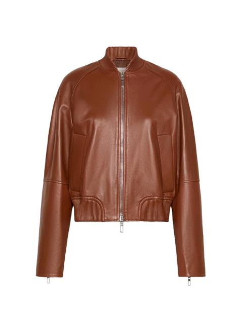 Sportmax Sportmax Women `Amour` Leather Jacket