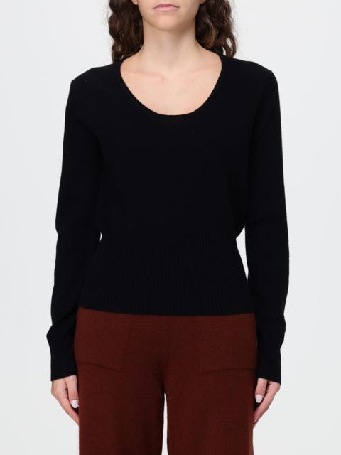 Max Mara Max Mara Women Slim Fit Wool And Cashmere Crewneck Jumper Max Mara With Ribbed Trims