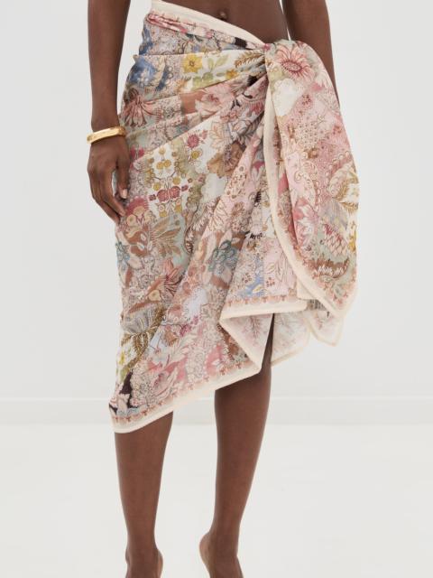 Zimmermann Printed Cotton Pareo
