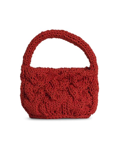 J.W. ANDERSON - Jw Anderson 'Knit' Orange Leather Bag Women