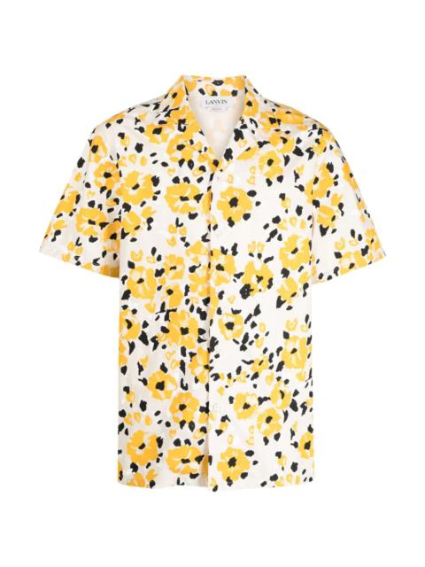 Lanvin FLORAL-PRINT COTTON SHIRT