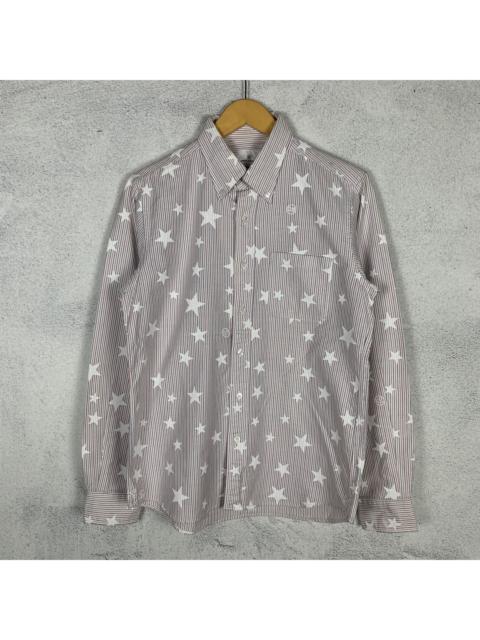 Other Designers Fragment Design - Uniform Experiment Stripes Stars Button Down Shirt