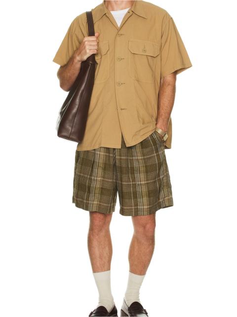 BEAMS PLUS Mil Sht Shirt Textured Ripstop