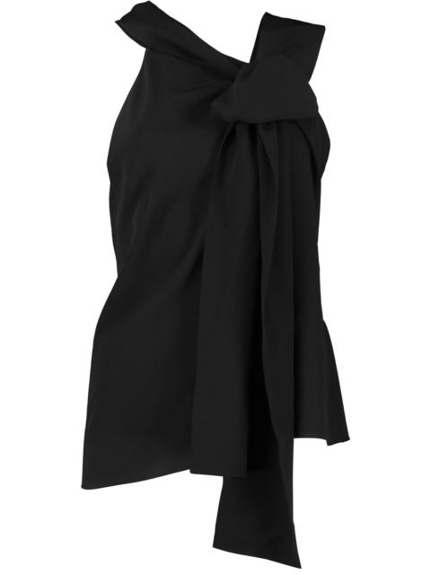 Givenchy Sleeveless Blouse With Lavaliere Collar