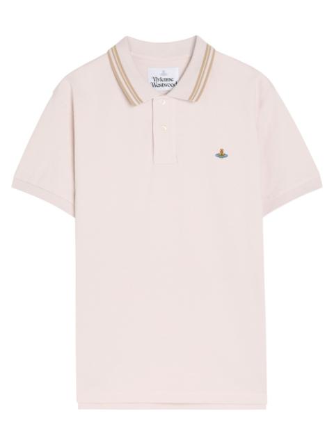 Vivienne Westwood Vivienne Westwood Logo-embroidered Piqué Cotton Polo Shirt
