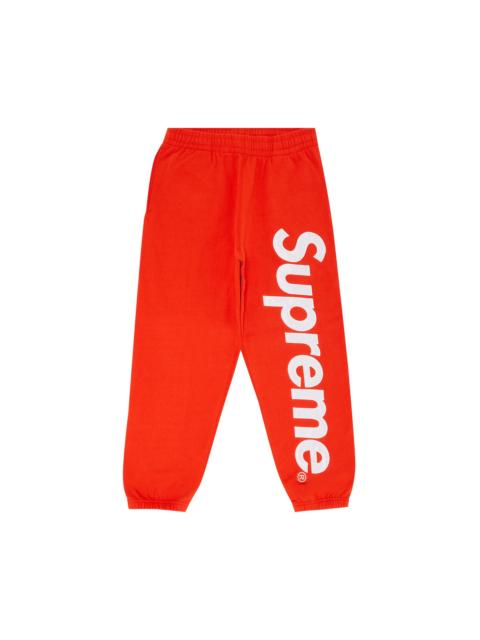 Supreme Supreme Satin Appliqué Sweatpant 'Bright Orange'