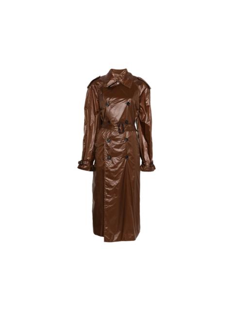 SAINT LAURENT Saint Laurent Brown Coats - Trench & Raincoats Women