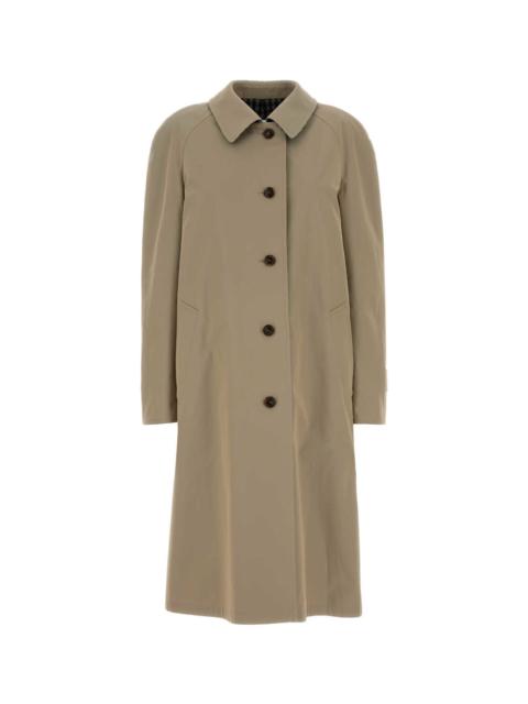 Miu Miu Beige Gabardine Reversible Trench Coat