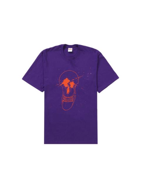 Supreme Supreme Ralph Steadman Skull Tee Purple