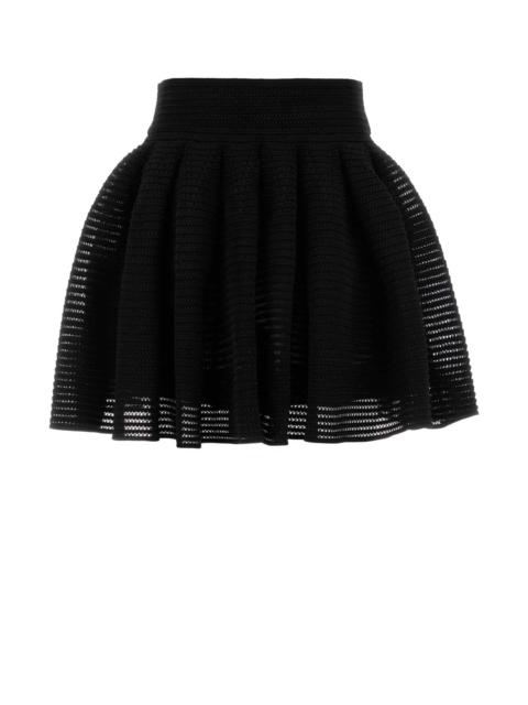 Alaïa Alaia Women Black Knit Mini Skirt