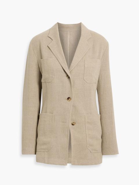 TOTEME Linen-canvas blazer