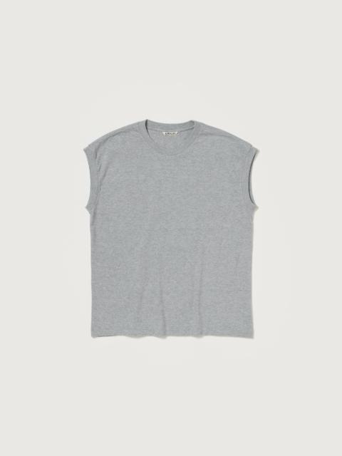 AURALEE SEAMLESS CREW NECK SLEEVELESS