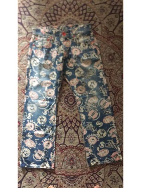 Hysteric Glamour Co&Lu Full Print Jeans Rider 