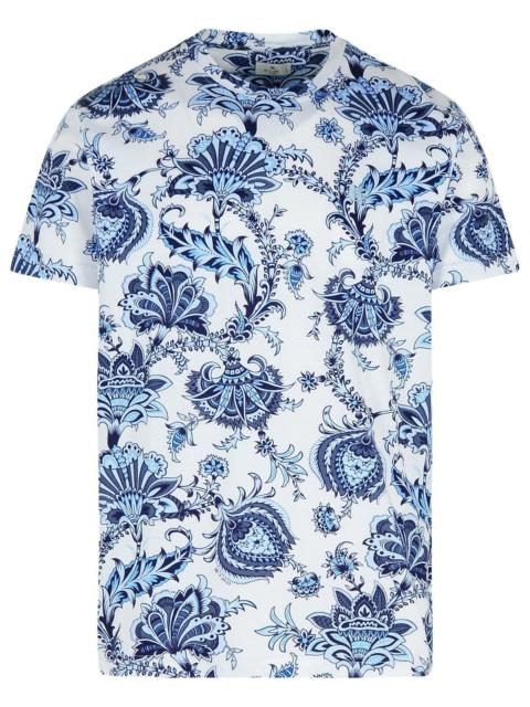 Etro White Cotton T-Shirt Men