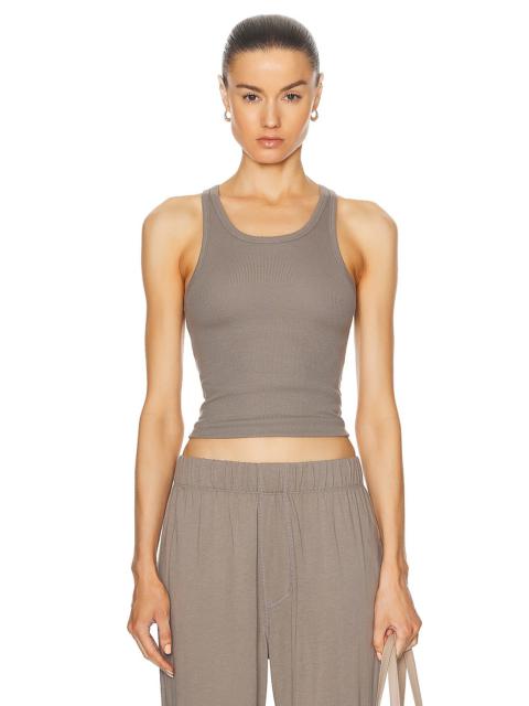 ÉTERNE High Neck Fitted Tank Top