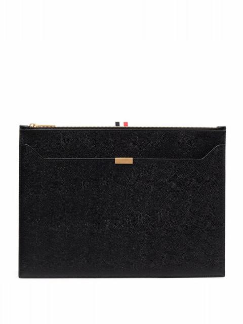 Thom Browne Pebble Grain Leather Lock Medium Document Holder