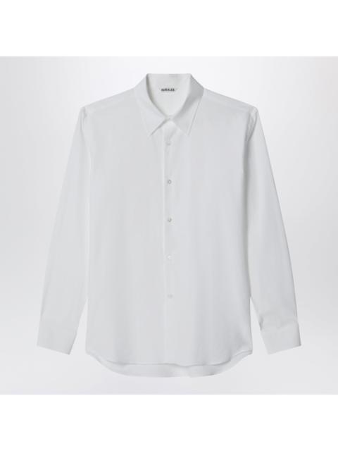 AURALEE Auralee White Slim-Fit Cotton Twill Shirt Men