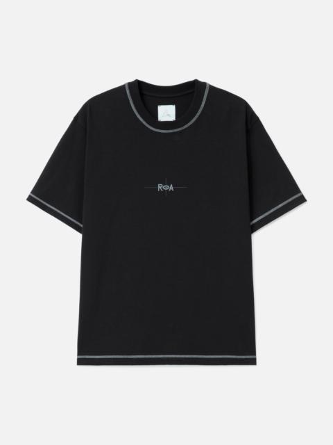 ROA INFO STITCH ORGANIC T SHIRT