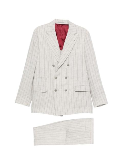 Brunello Cucinelli Linen double-breasted suit