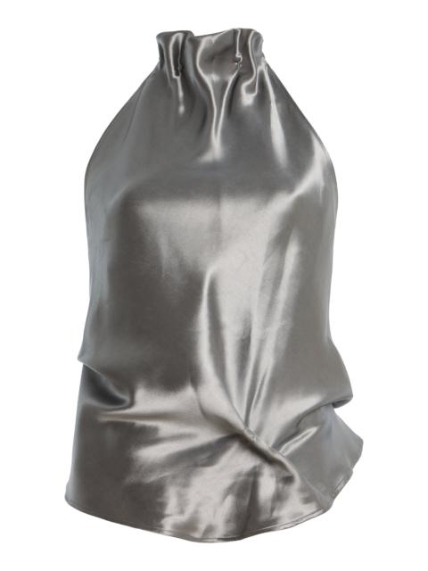 Paris Georgia Coco Satin Top silver
