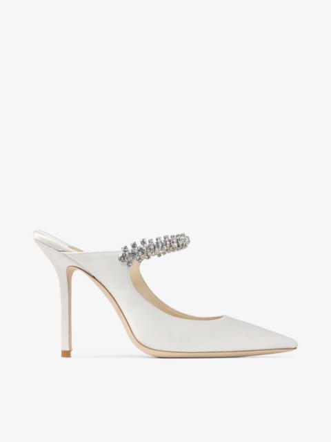 JIMMY CHOO Bing 100
Ivory Satin Pumps