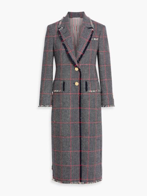 Thom Browne Checked wool-tweed coat
