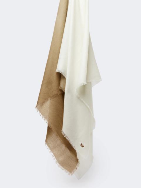 WEEKEND Max Mara Gradient wool shawl - CAMEL