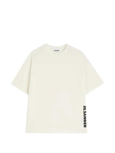 Jil Sander Jil Sander Men Crew-Neck T-Shirt With Printed Logo