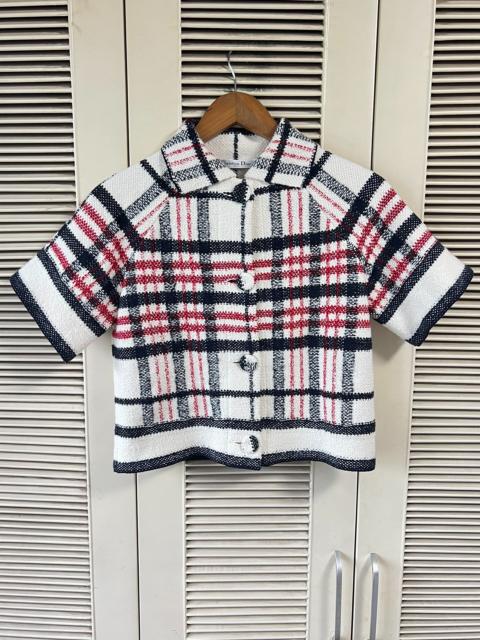 Dior Dior Checkered Short-Sleeve Jacket