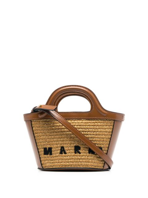 Marni Tropicalia Logo-embroidered Tote Bag