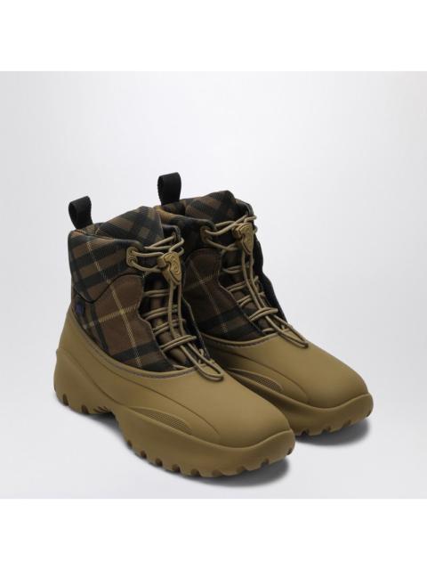 Burberry Scoot Trek ankle boot with Check pattern